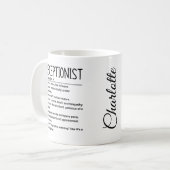 Empfangsmitarbeiter Kaffeetasse (Vorderseite Links)