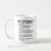 Empfangsmitarbeiter Kaffeetasse (Links)