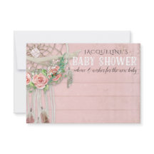 Empfehlen BOHO Dream Catcher Feather Baby Shower