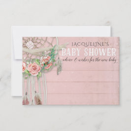 Empfehlen BOHO Dream Catcher Feather Baby Shower Einladung