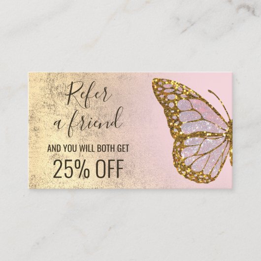 Empfehlen Sie das Logo eines Freundes Visitenkarte (Vorderseite)