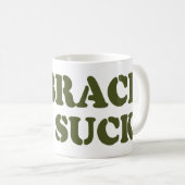 EMPFEHLEN SIE DEN SIND ZUM KOTZEN! KAFFEETASSE (VorderseiteRechts)