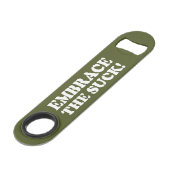 EMPFEHLEN SIE DEN SIND ZUM KOTZEN! SPEED FLASCHENÖFFNER (Vorderseite Schrägansicht)