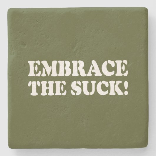 EMPFEHLEN SIE DEN SIND ZUM KOTZEN! STEINUNTERSETZER (Vorderseite)