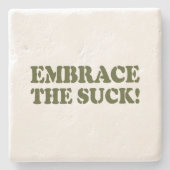 EMPFEHLEN SIE DEN SIND ZUM KOTZEN! STEINUNTERSETZER (Vorderseite)