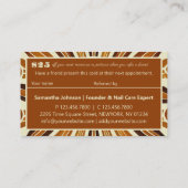 Empfehlen Sie eine Rustikal-Chic Fotocollage an ei Visitenkarte (Rückseite)