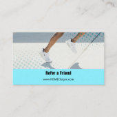 Empfehlen Sie einem Freund Just Results Personal T Empfehlungskarte (Vorderseite)