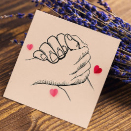 Empfehlen Sie einem Freund trendy Light Peach Past Empfehlungskarte