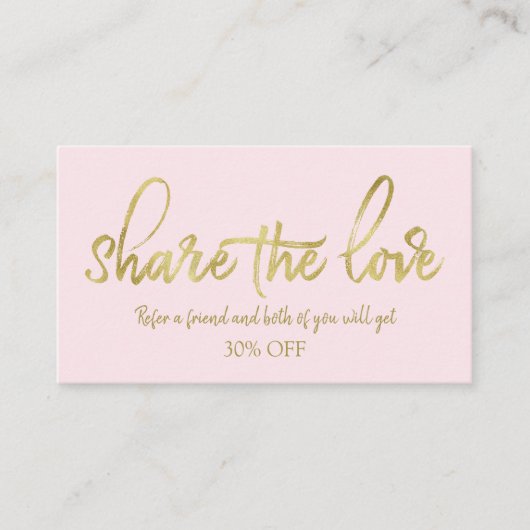 Empfehlen Sie einer Freunde stylish Calligraphy Re Visitenkarte (Vorderseite)