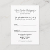 Empfehlung danken Ihnen Vintager rosa Plumeria (Rückseite)