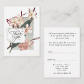 Empfehlung danken Ihnen Vintager rosa Plumeria (Vorne/Hinten)