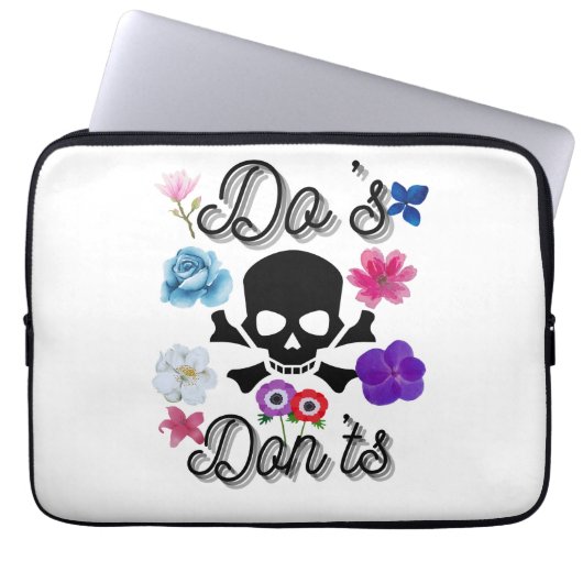 Empfehlungen für Tags Laptopschutzhülle (Vorderseite)
