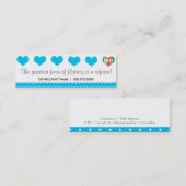 Empfehlungs-Lochkarte Treuekarte (Vorne/Hinten)