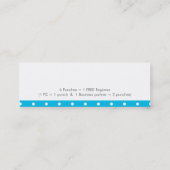 Empfehlungs-Lochkarte Treuekarte (Rückseite)