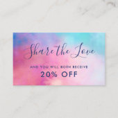 Empfehlungskarte für Abstrakte Traumpasten (Vorderseite)