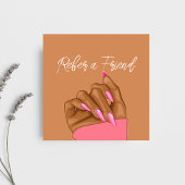 Empfehlungskarte für Elegant Nail Artist Beauty Sa
