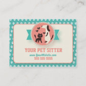 Empfehlungskarte für Heimtiere - personalisierbar (Rückseite)