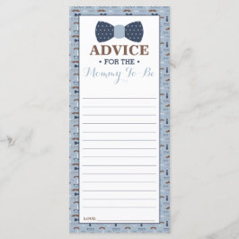 Empfehlungskarte für Mama-to-be, kleine Babydusche