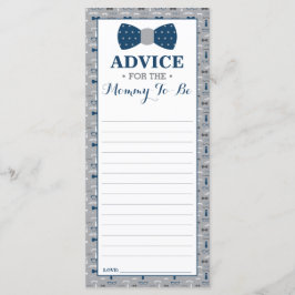 Empfehlungskarte für Mama-to-be, kleine Babydusche