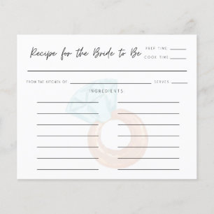Empfehlungskarte für Minimalistisches Brautparty