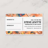 Empfehlungskarte: Handyman Services Visitenkarte (Rückseite)