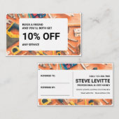 Empfehlungskarte: Handyman Services Visitenkarte (Vorne/Hinten)