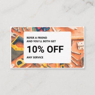 Empfehlungskarte: Handyman Services Visitenkarte