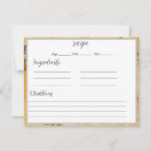 Empfehlungskarten mit Honeycomb Hintergrund (Vorderseite)