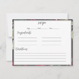 Empfehlungskarten mit Kirschen-Hintergrund