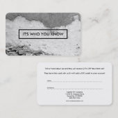 Empfehlungsprogramm-Stadtwand Empfehlungskarte (Vorne/Hinten)