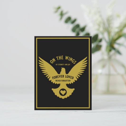 Empfindlich für Speicherkarte mit Beileid (Stehend Vorderseite)