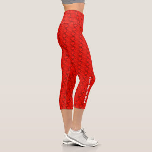 Empfindliche Herzen Capri Leggings