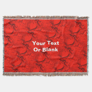 Empfindliche Herzen Decke