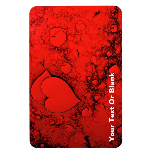 Empfindliche Herzen Magnet (Vertikal)