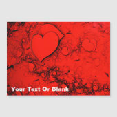 Empfindliche Herzen Magnetkarte (Vorderseite)