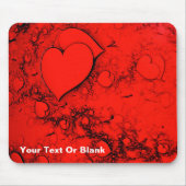 Empfindliche Herzen Mousepad (Vorne)