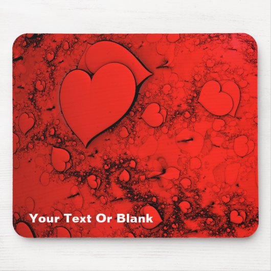 Empfindliche Herzen Mousepad (Vorne)