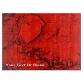 Empfindliche Herzen Schneidebrett (Vorderseite)