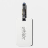 Empfindliche Liebe | Ihr Foto und Gepäckanhänger (Rückseite vertikal)