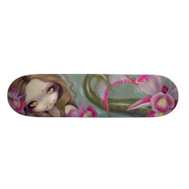 Empfindliche Orchideen-Meerjungfrau Skateboard