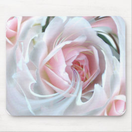 Empfindliche Rose im Marmor Mousepad