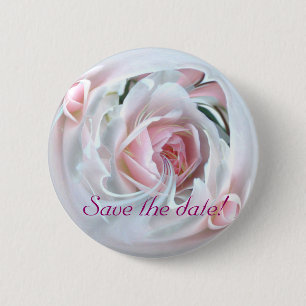 empfindliche Rose in Marmor 2 Button