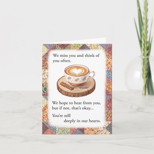 Empfindliche Situation nach dem Fall Karte (Vorderseite)