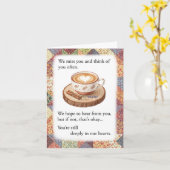 Empfindliche Situation nach dem Fall Karte (Gelbe Blume)