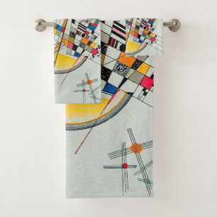 Empfindliche Spannung durch Wassily Kandinsky Badhandtuch Set