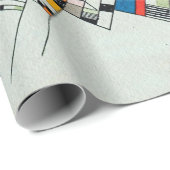 Empfindliche Spannung durch Wassily Kandinsky Geschenkpapier (Rolleneckpunkt)