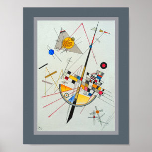 Empfindliche Spannung durch Wassily Kandinsky Poster
