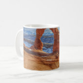 Empfindlicher Bogen in Utah wölbt Nationalpark Kaffeetasse (Vorderseite Links)