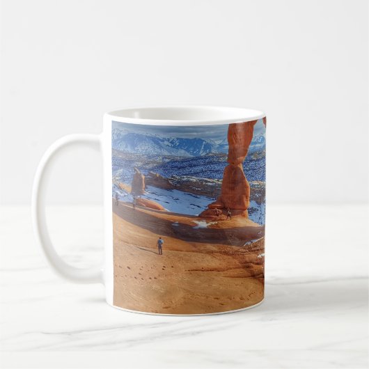 Empfindlicher Bogen in Utah wölbt Nationalpark Kaffeetasse (Links)
