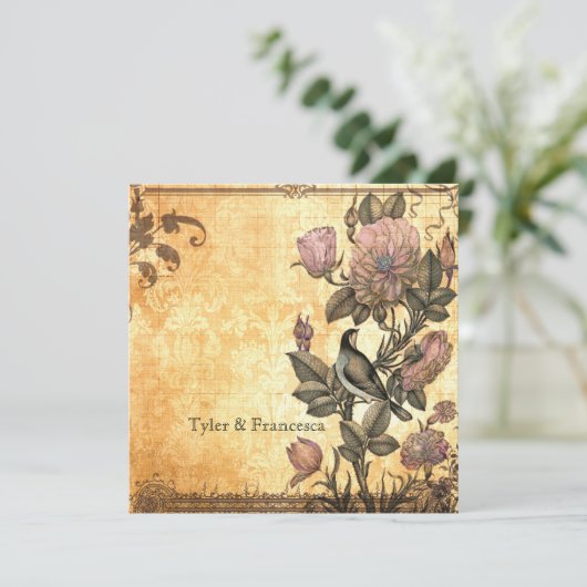 Empfindlicher Einladung (Stehend Vorderseite)